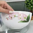   سرویس آرکوپال لومینارک ۲۶ پارچه سفید مدل ارکیدصورتی اصل فرانسه