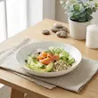 بشقاب خورشت خوری گرد لب طلا  21 سانت چینی لورین اصفهان مدل دیپلمات