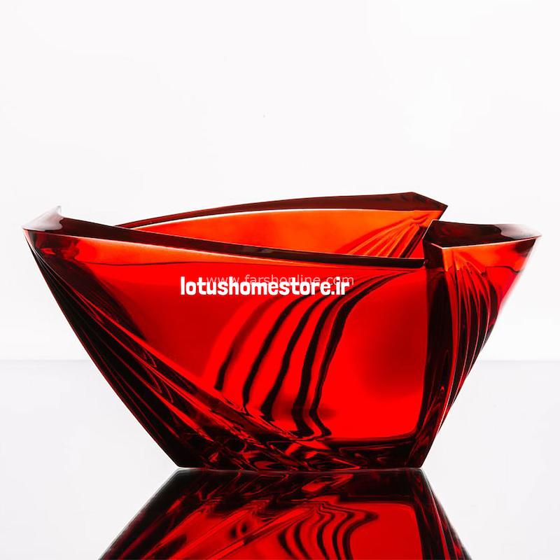   کاسه آجیل‌خوری کریستال ناخمن آلمان مدل گلاسکوGlasgow سایز 25 سانتی‌متر