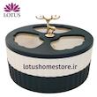 اردوخوری دو طبقه لوکس پلاس (Luxe Plus) مدل G303 طرح گوزن با درب شفاف