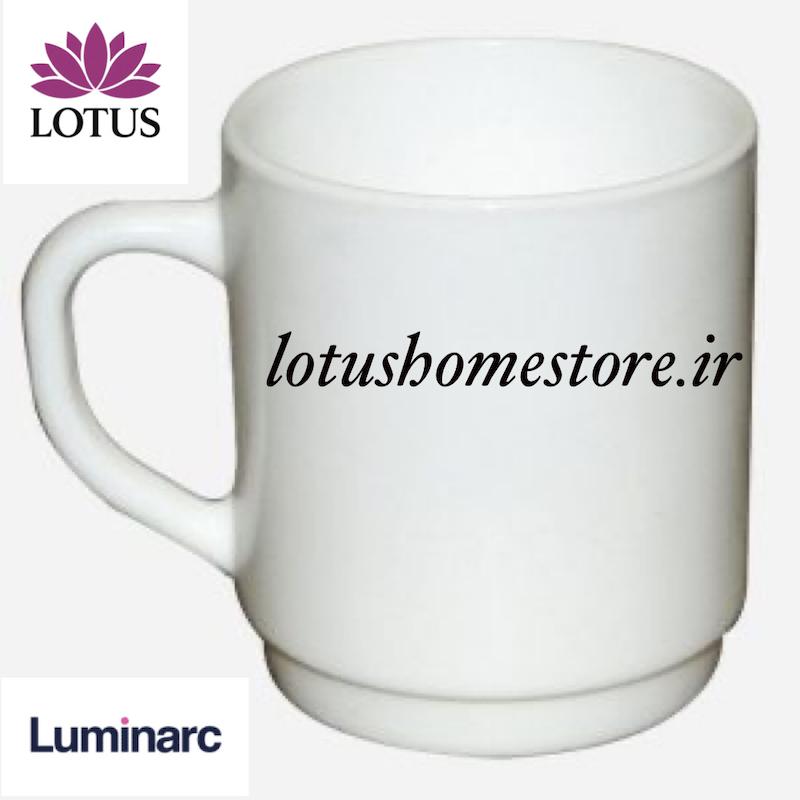 لیوان آرکوپال لومینارک فرانسه سفید 250 سی‌سی | Luminarc Opal Mug