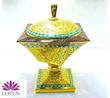  سرویس کریستال کودارو آراکس  ایران با طلاکوب شمش ترکیه (کاردست وارداتی)