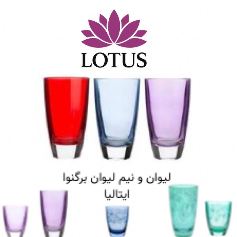 لیوان بلند برگنوا ایتالیا رنگی مدل آلپی پک 3عددی