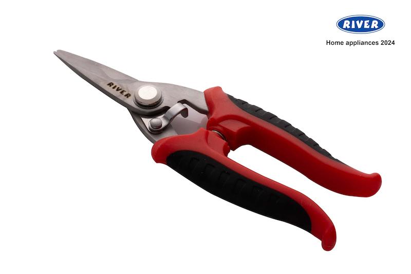   قیچی باغبانی ریور مدل 81006 دسته PVC تیغه استیل