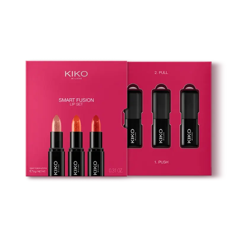ست رژ کیکو مدل Smart Fusion Lip Set 03