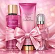پک هدیه صورتی ویکتوریا سکرت و‌ کیکو Victoria’s Secret & Kiko gift pack 
