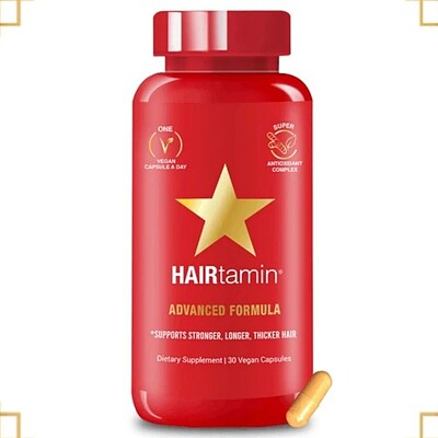 قرص تقویت کننده و محرک رشد مو هیرتامین Hairtamin بسته 30 عددی