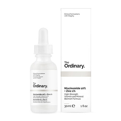 سرم ضد جوش صورت د اوردینری مدل نیاسین آمید Niacinamide 10% + Zinc 1% حجم 30 میل