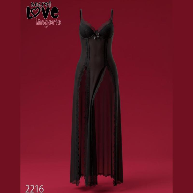 لباس خواب قد میدی چاک دار کد ۲۲۱۶
