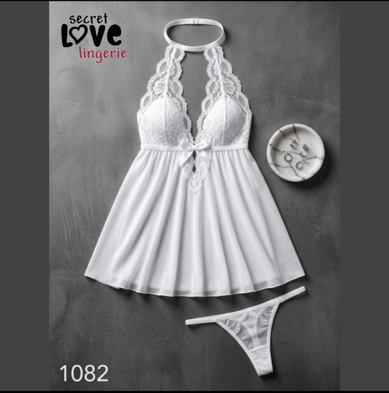لباس خواب سایز بزرگ  دانتل کد 1082
