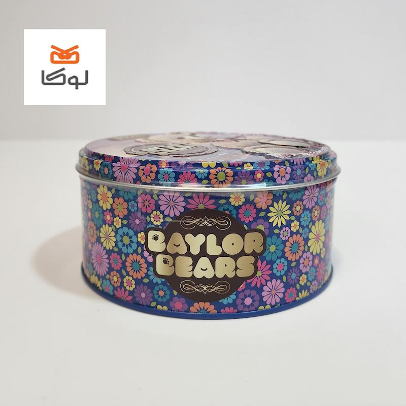 بیسکویت کره‌ای GODINN قوطی فلزی خرسی 132 گرمی