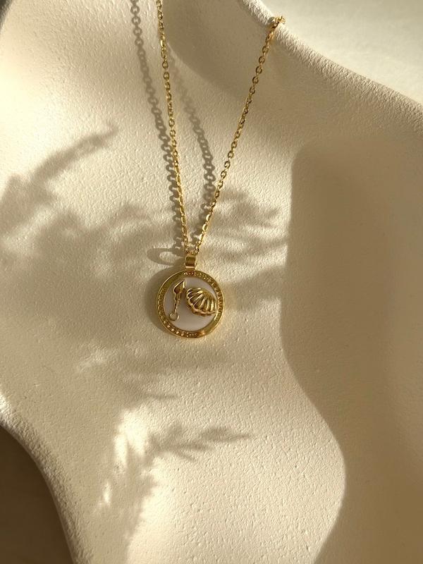 گردنبند صدف ميناكارى