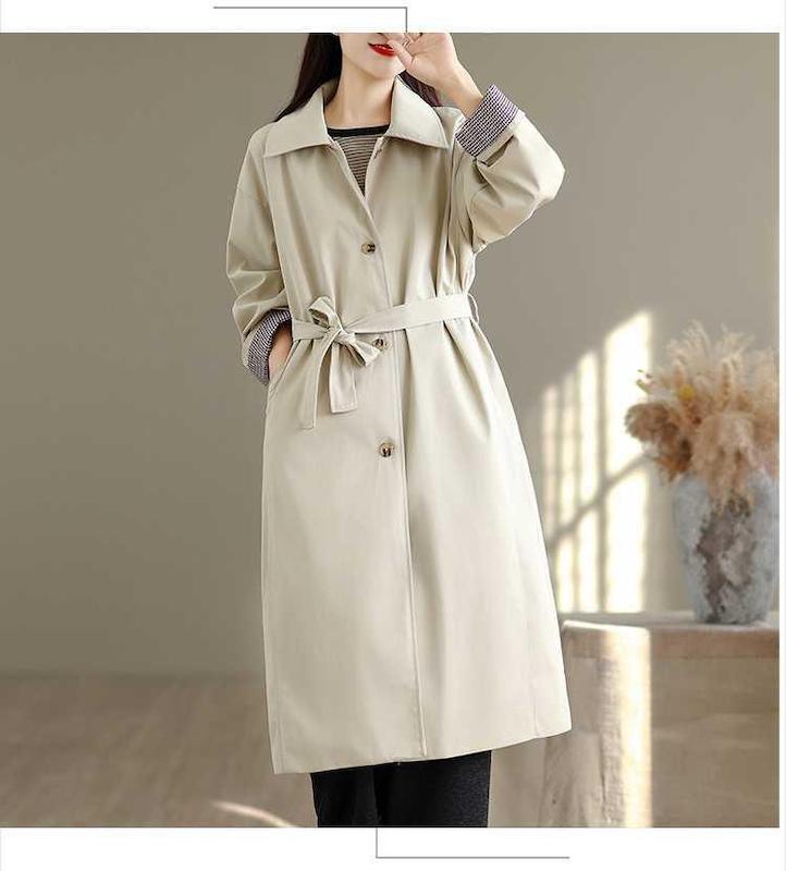 مانتو کتان پاییزه