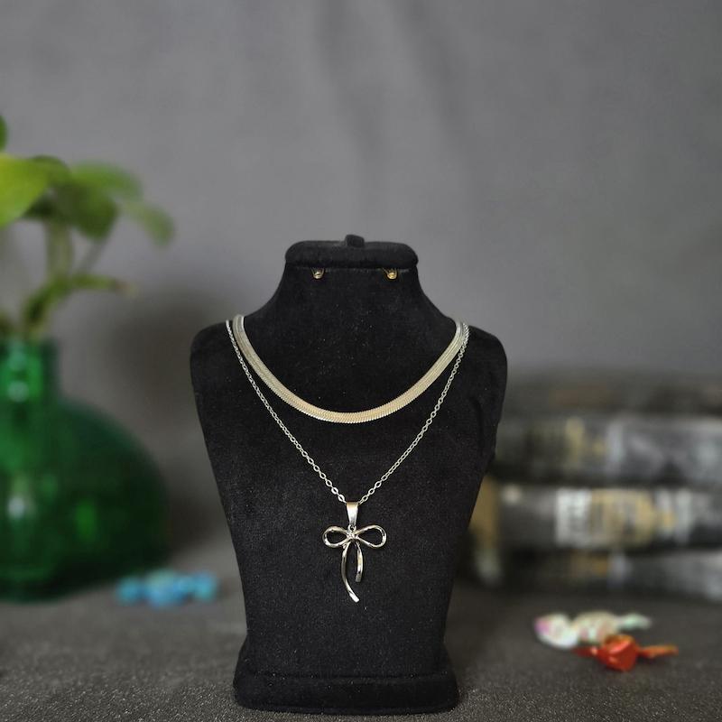 گردنبند دو لاین پاپیون