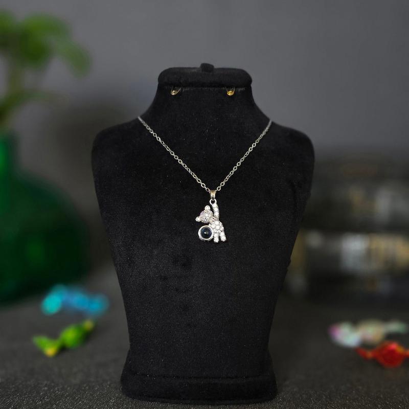 گردنبند ذره بینی دوستت دارم