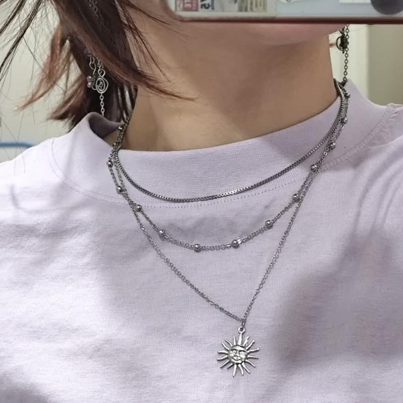 ⋆ ˚ ꩜ ｡ گردنبند های سه لاین⋆ ˚ ꩜ ｡ ⋆୨୧