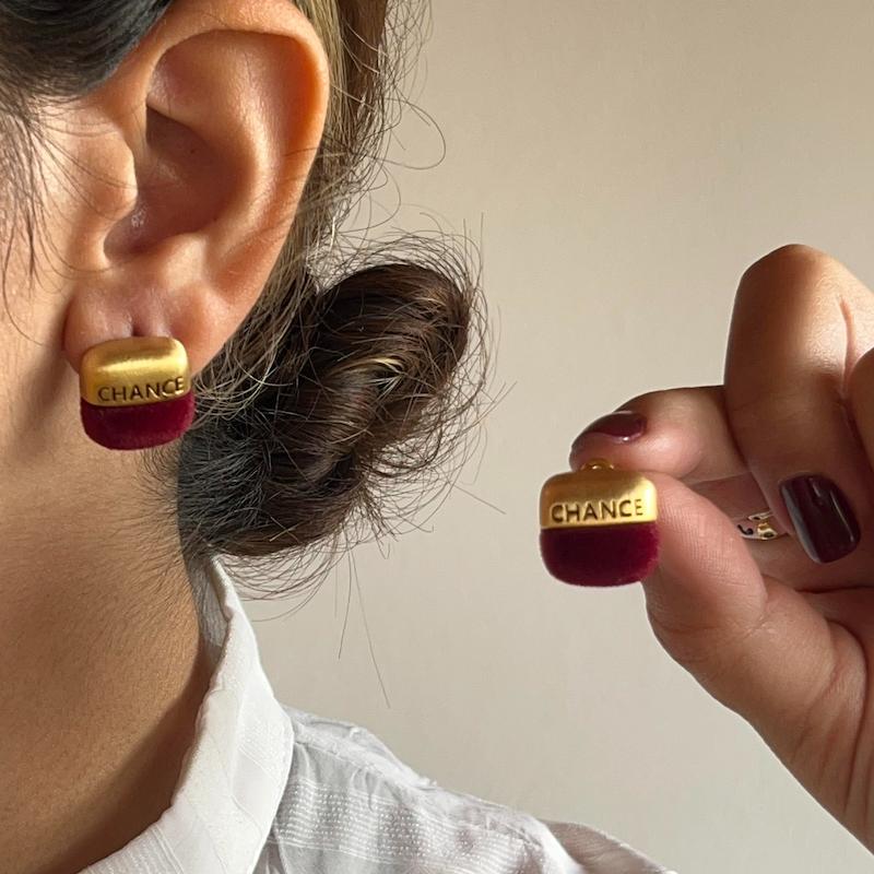 گوشواره مربع chance