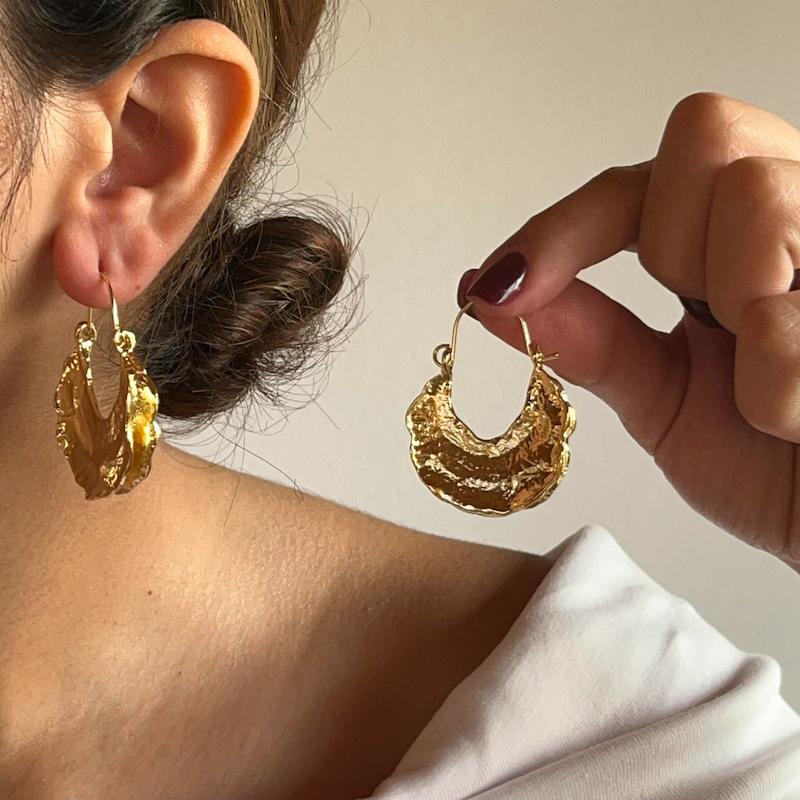 گوشواره کشکولی گلد 