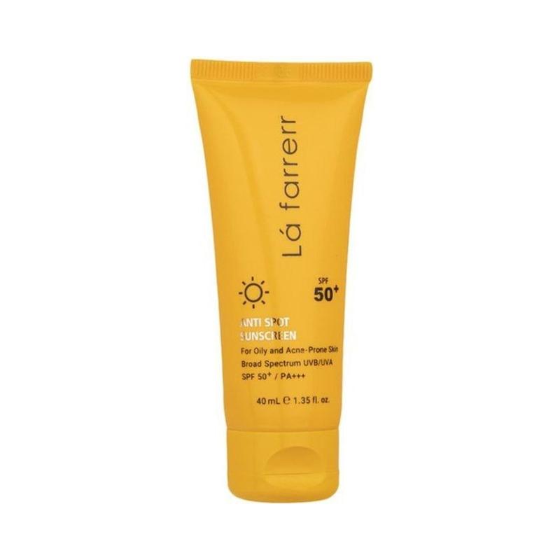 کرم ضدآفتاب و ضدلک لافارر SPF50 بی‌رنگ پوست چرب و مستعد آکنه، ۴۰ میلی‌لیتر