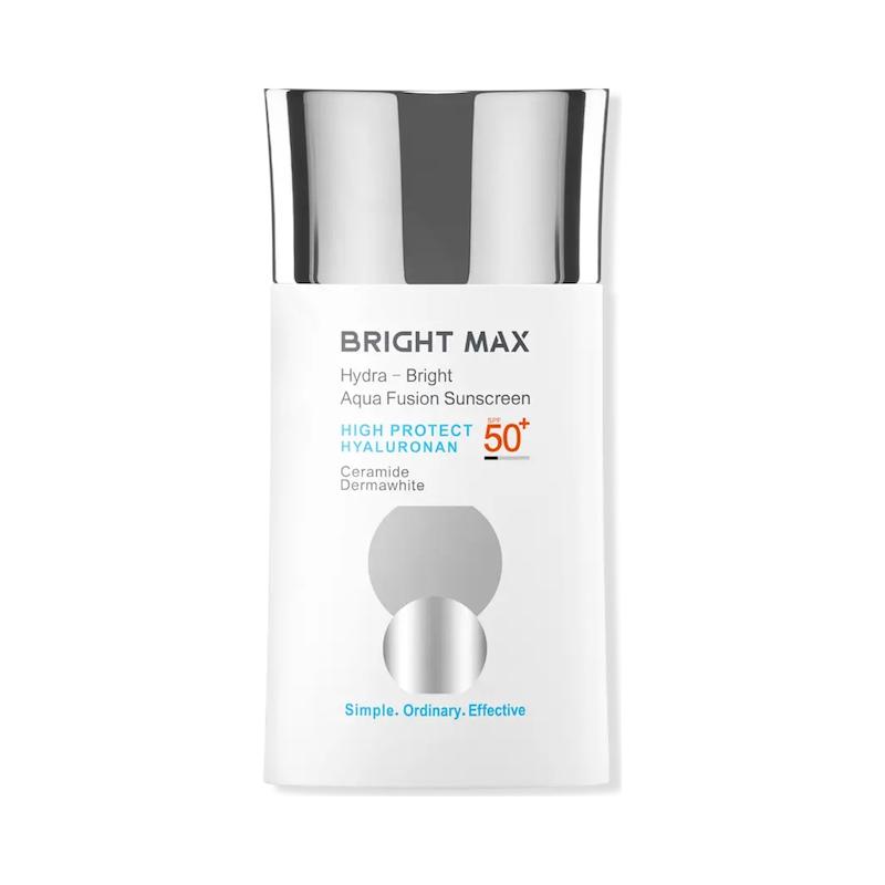 ضدآفتاب و آبرسان برایت مکس مدل هیدرا برایت آکوا فیوژن SPF50 بی‌رنگ، ۵۰ میلی‌لیتر