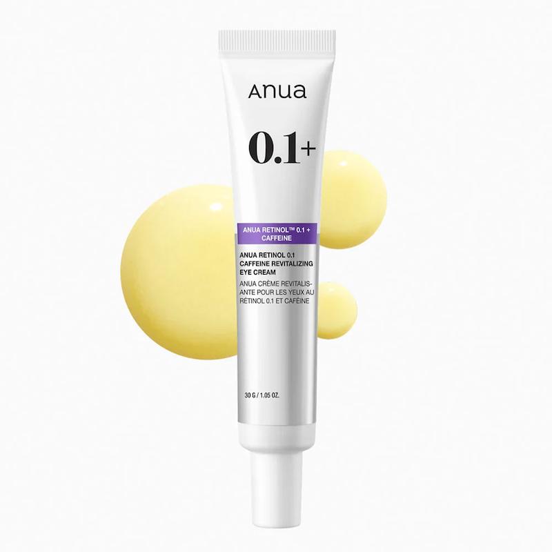 کرم دور چشم رتینول و کافئین آنوا ANUA Retinol 0.1 Caffeine Revitalizing Eye Cream