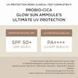 ضد آفتاب تقویت کننده و درخشان کننده پروبیو سیکا اسکین ۱۰۰۴  SKIN1004 Madagascar Centella Probio-cica Glow Sun Ampoule