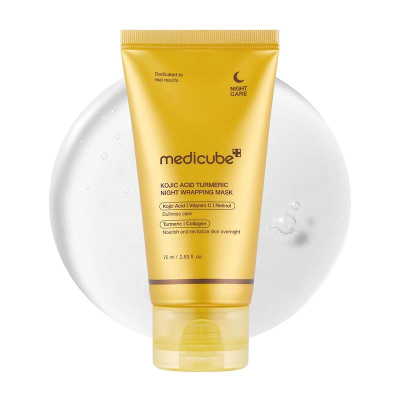 ماسک شب کوجیک اسید مدیکیوب Medicube Kojic Acid Turmeric Night Wrapping Mask