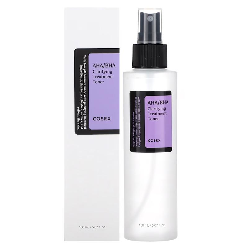  تونر لایه بردار درمانی، آبرسان و روشن کننده AHA و BHA کوزارکس Cosrx AHA/BHA clarifying treatment toner