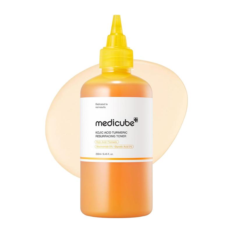  تونر کوجیک اسید و زردچوبه مدیکیوب Medicube | لایه بردار و روشن کننده MEDICUBE Kojic Acid Turmeric Resurfacing Toner