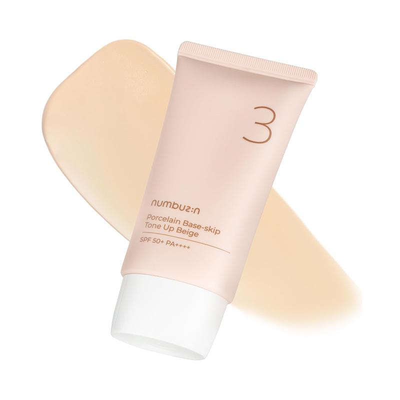  کرم ضد آفتاب تون آپ نامبوزین شماره 3 (رنگی) Numbuzin Numbuzin No.3 Porcelain Base-skip Tone Up Beige