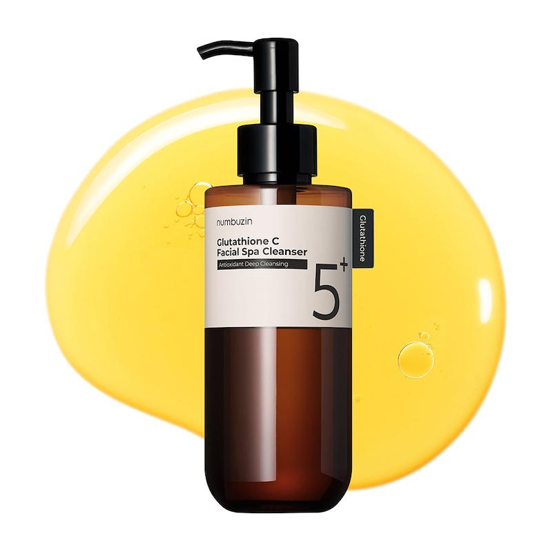  شوینده روغنی ضد لک و روشن کننده قوی گلوتاتیون و ویتامین سی نامبوزین شماره 5 Numbuzin No. 5 Glutathione Vitamin Facial Spa Cleanser