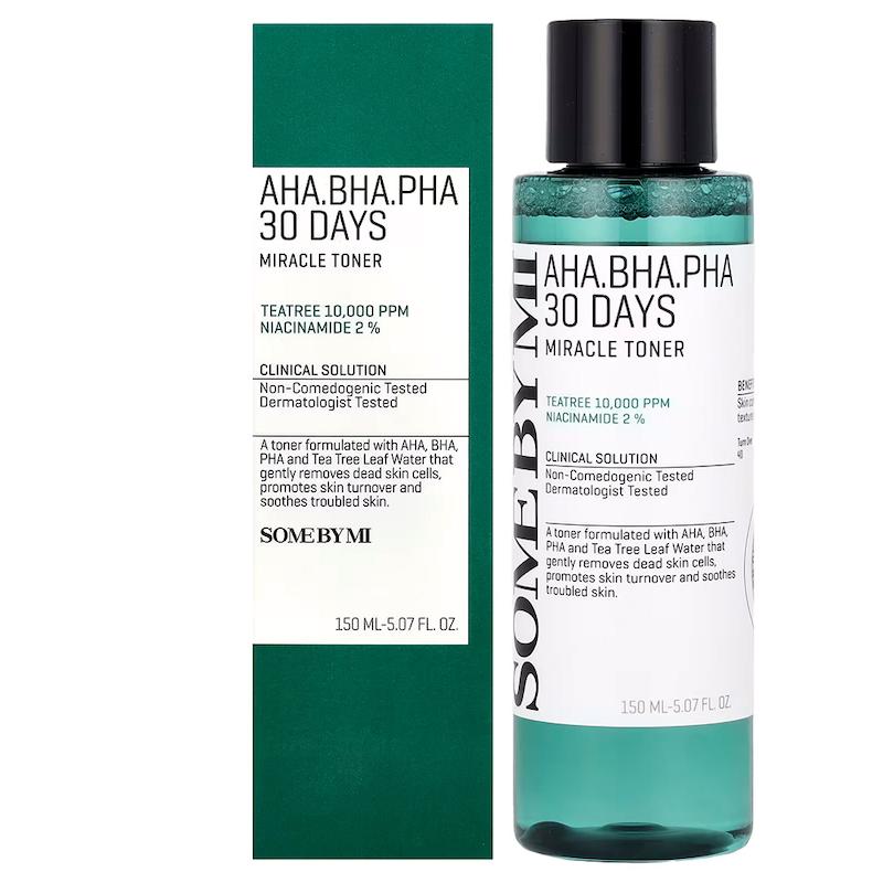  تونر ضد جوش و آبرسان 30 روزه میراکل سام بای می Some By Mi AHA BHA PHA 30 Days Miracle Toner