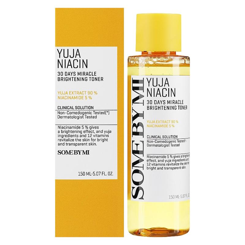  تونر روشن کننده و ضد لک یوجا نیاسین سام بای می Some By Mi Yuja Niacin Miracle Brightening Toner