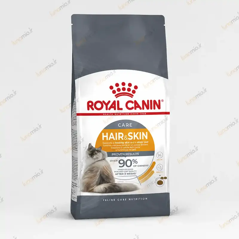 غذای خشک گربه رویال کنین هیر اند اسکین کر Royal Canin Hair & Skin Care
