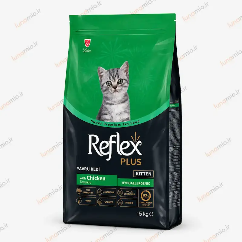 غذای خشک بچه گربه رفلکس پلاس کیتن با مرغ Reflex Plus Kitten Food with Chicken
