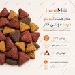 دانه غذای خشک گربه بالغ درسا مولتی کالر با اینفوگرافیک