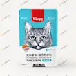 پوچ گربه ونپی مرغ و خرچنگ ۸۰ گرم بسته‌بندی چینی‌نویس آبی