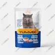 پوچ پته یامیکس گربه بالغ طعم مرغ و گوشت گاو ۸۵ گرم