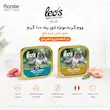 اینفوگرافیک ووم گربه مونژه لئوز پته ۱۰۰ گرم