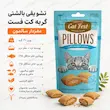 اینفوگرافیک تشویقی بالشتی گربه کت فست مغزدار سالمون ۳۰ گرم