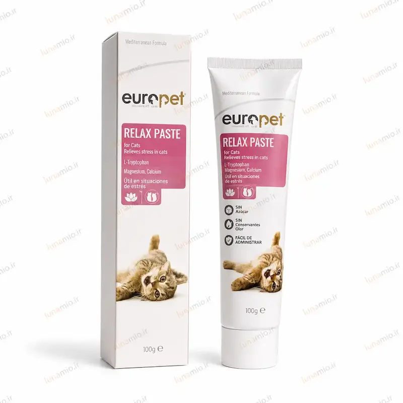 خمیر ریلکسی گربه یوروپت ۱۰۰ گرم Europet Relax Paste