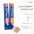 اینفوگرافیک بستنی گربه کوشیدا در دو طعم ۱۵ گرمی