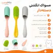 اینفوگرافی مسواک انگشتی دسته‌دار گربه