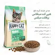 اینفوگرافی غذای خشک گربه بالغ هپی کت مینکاس پرفکت میکس