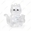 محفظه مگنتی یادگاری مو و سبیل گربه با طراحی شفاف طرح گربه
