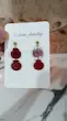گوشواره رزینی طرح انار