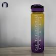 قمقمه ورزشی آبرنگی گنجایش 1000 سی‌سی