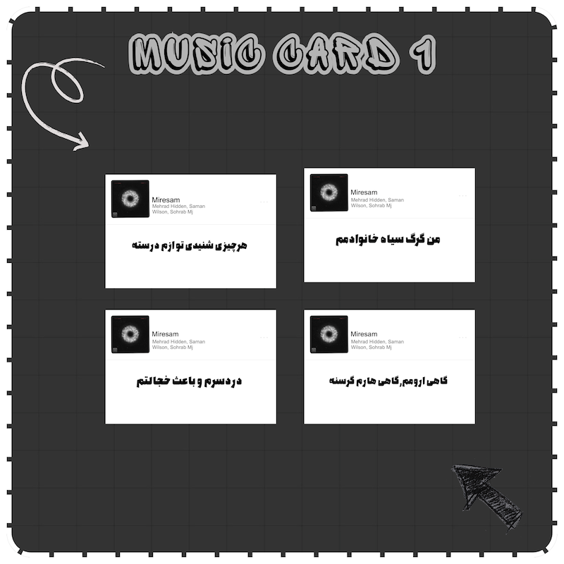 Music card 1