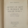 کتاب la musique de 12 sons