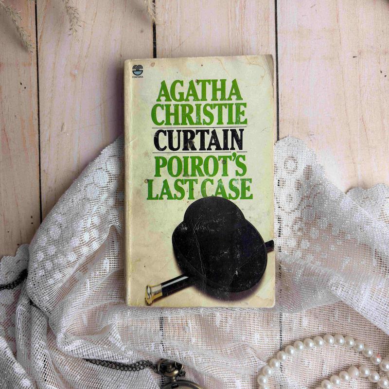 کتاب curtain agatha christie